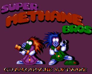 Super Methane Bros (Amiga) screenshot: Title screen