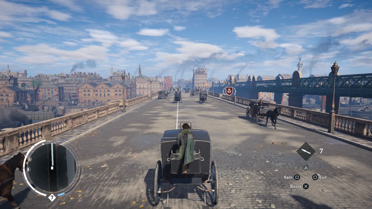 Assassin's Creed: Syndicate (PlayStation 4) screenshot: There are various types of carriages you can drive