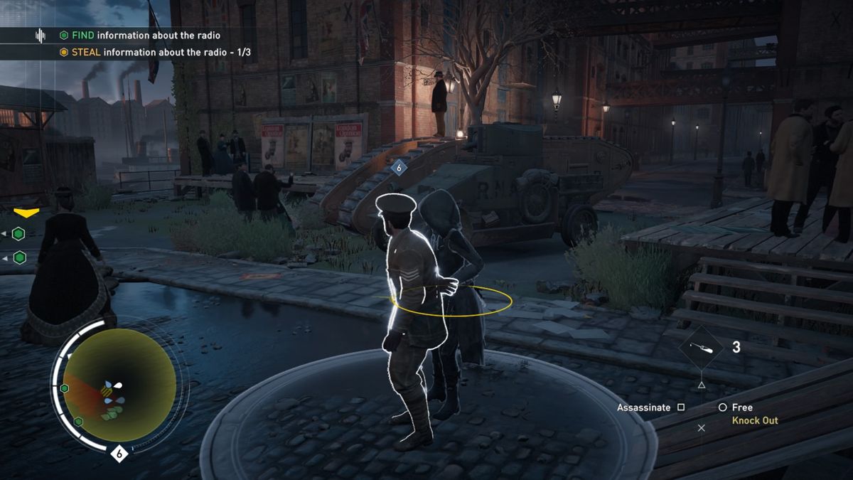 Assassin's Creed: Syndicate (PlayStation 4) screenshot: Luckily, tanks and armored vehicles are just for show