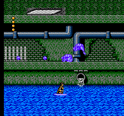 Frankenstein: The Monster Returns (NES) screenshot: Deep in the sewers
