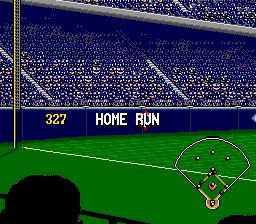 ESPN Baseball Tonight (Genesis) screenshot: Home run
