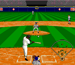 ESPN Baseball Tonight (Genesis) screenshot: At bat