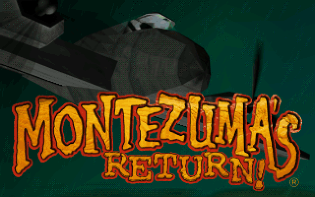 Montezuma's Return (DOS) screenshot: Title sequence