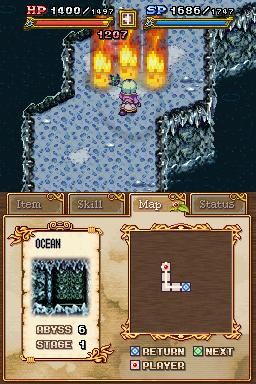 From the Abyss (Nintendo DS) screenshot: Level: Ocean