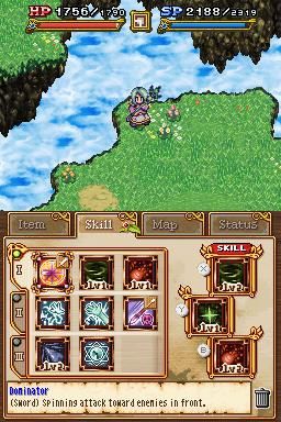 From the Abyss (Nintendo DS) screenshot: I like flowers