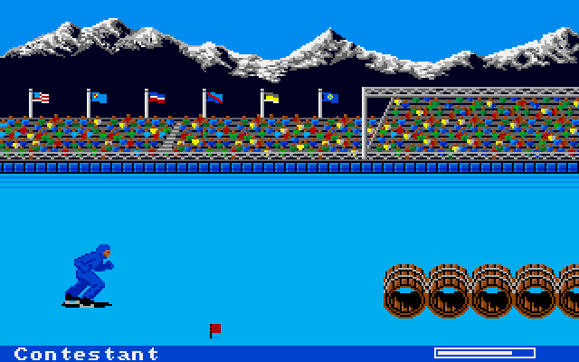World Games (Amiga) screenshot: You should jump right now