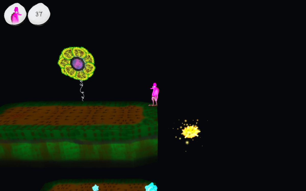 Soda Drinker Pro (Windows) screenshot: A vertical platform section