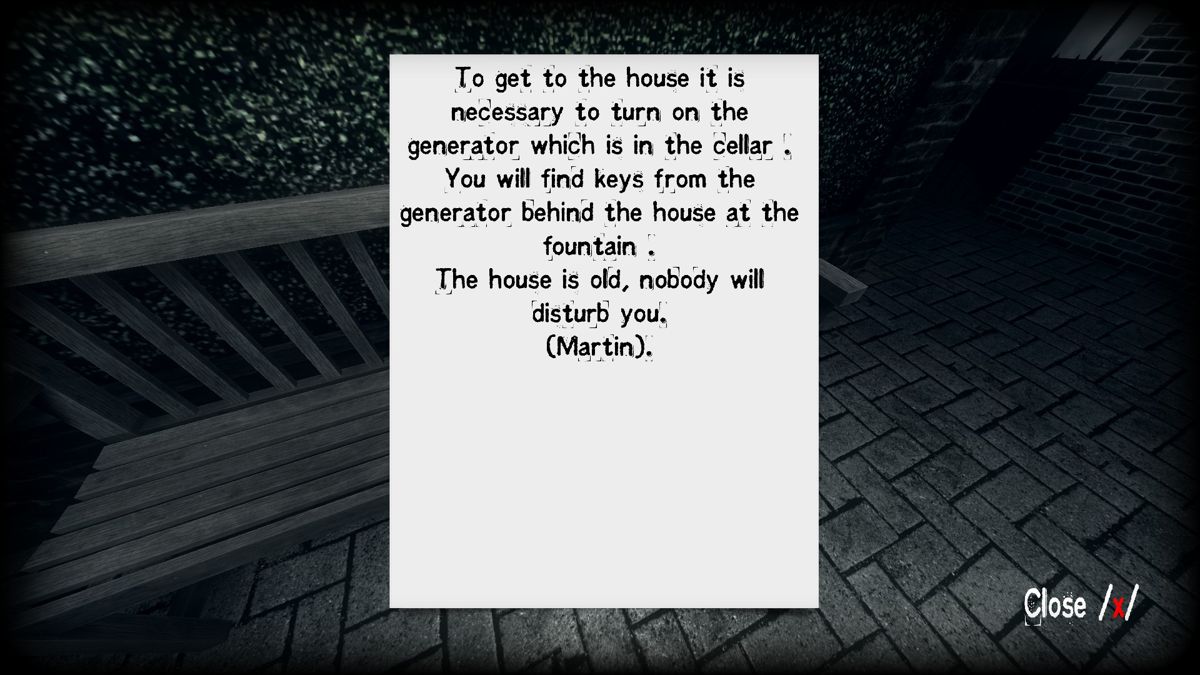 White Mirror (Windows) screenshot: Reading a note