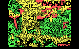 Mambo (DOS) screenshot: Title screen