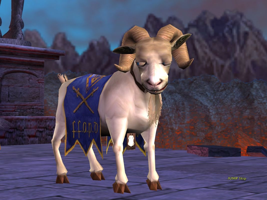 Shrek SuperSlam (Windows) screenshot: A goat - obviously