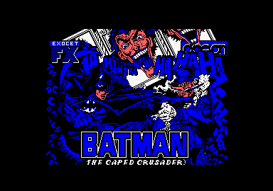 Batman: The Caped Crusader (Amstrad CPC) screenshot: Loading screen