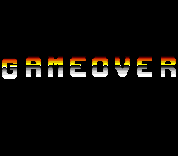 CrossFire (Genesis) screenshot: Game over