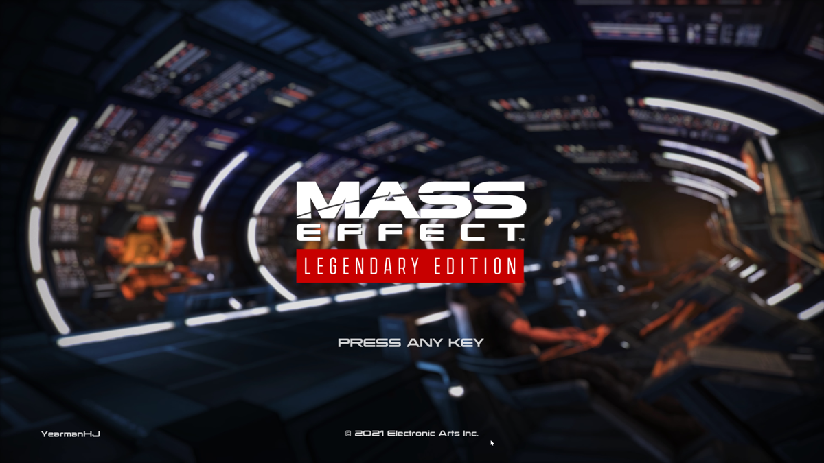 Mass Effect: Legendary Edition (Windows) screenshot: Title screen