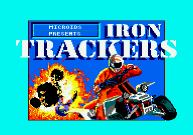 Iron Trackers (Amstrad CPC) screenshot: Title Screen