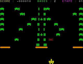 Pillage Cosmique (Alice 32/90) screenshot: Alien shot down