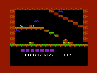 Blue Star (VIC-20) screenshot: Blue Star for Unexpanded VIC-20 gameplay