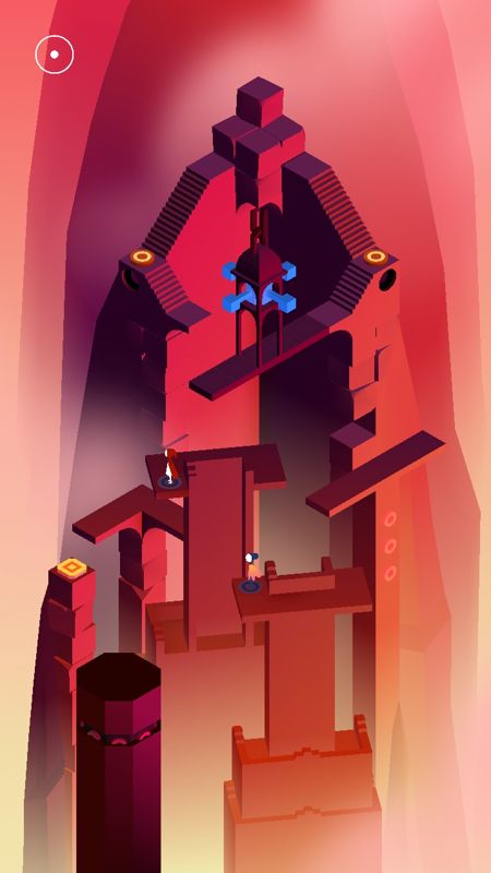 Monument Valley 2 (Android) screenshot: One of more massive levels