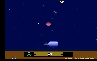 Solaris (Atari 2600) screenshot: Warping through space