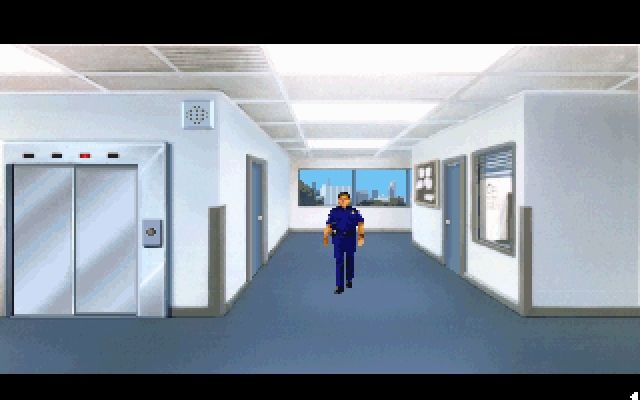 Police Quest 3: The Kindred (DOS) screenshot: The Police Office