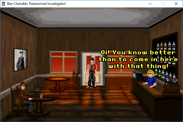 Ben Chandler: Paranormal Investigator - In Search of the Sweets Tin (Windows) screenshot: No accordions in the bar