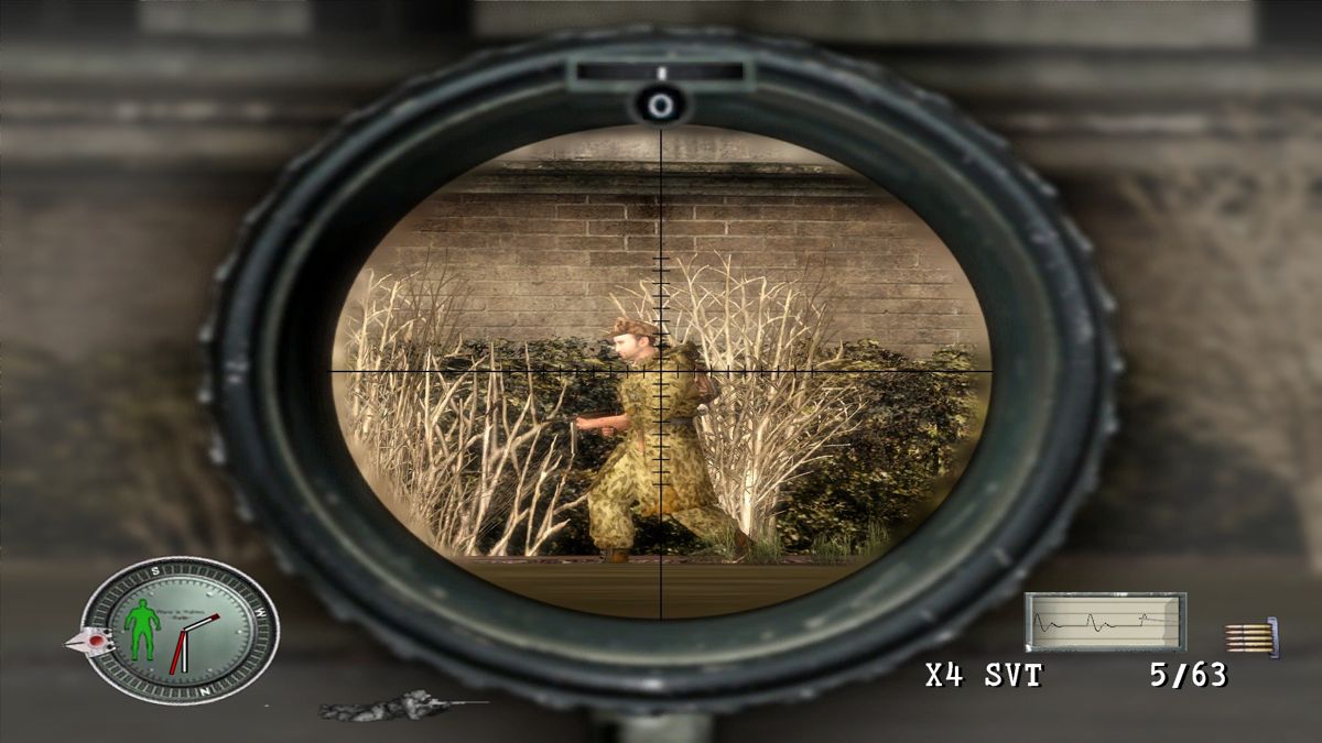 Sniper Elite (Windows) screenshot: Looking for German patrols