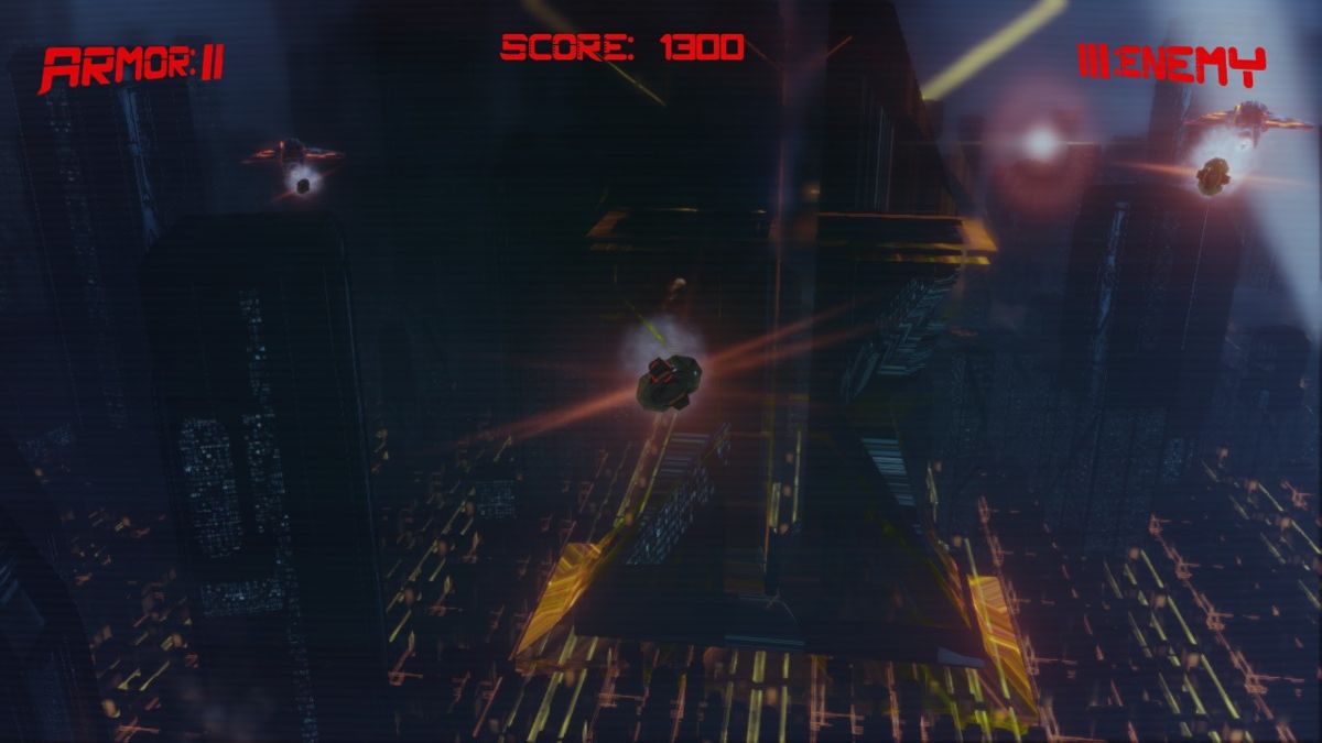 Missile Commander 2031 (Windows) screenshot: Incomming!