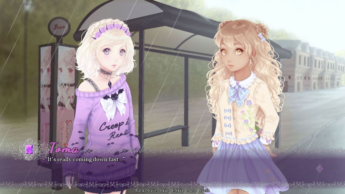 The Sad Story of Emmeline Burns (Windows) screenshot: You get here through a different branch in the story.