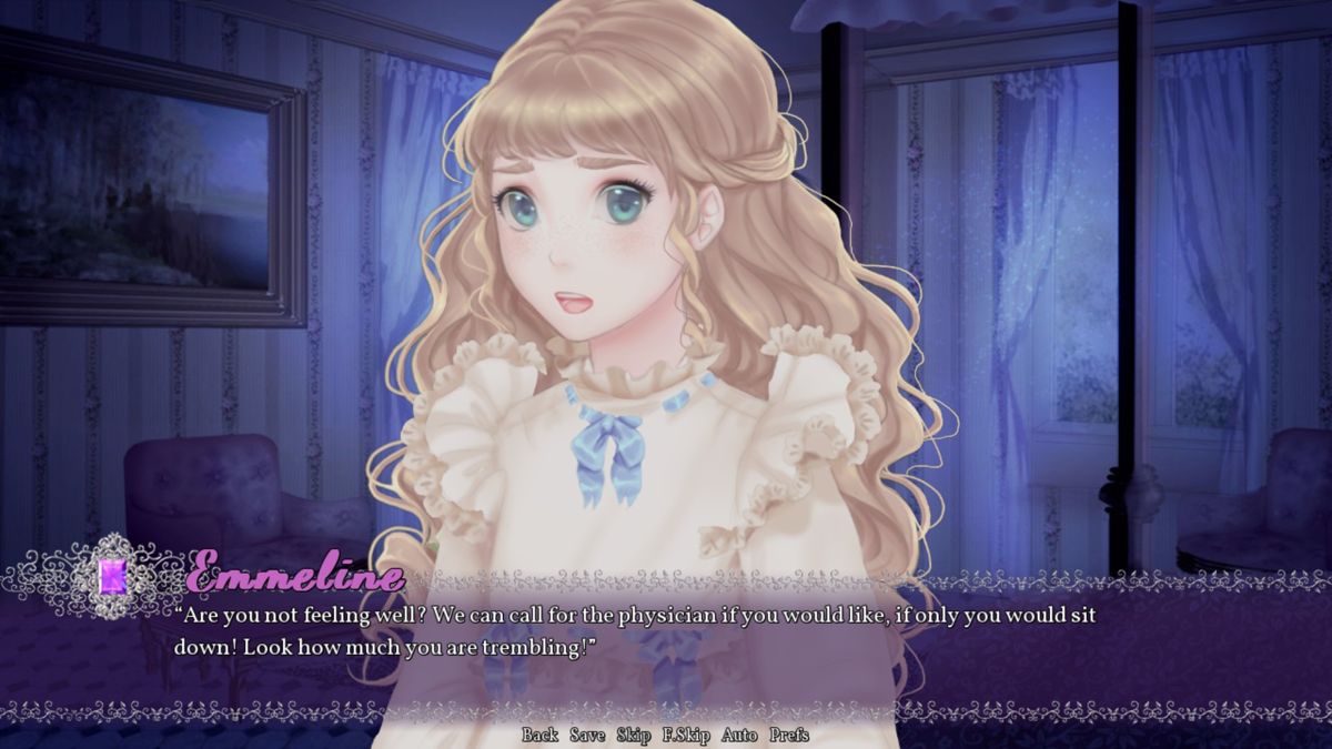 The Sad Story of Emmeline Burns (Windows) screenshot: Concerned little girl...