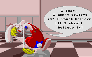 Who Framed Roger Rabbit (Atari ST) screenshot: Game over