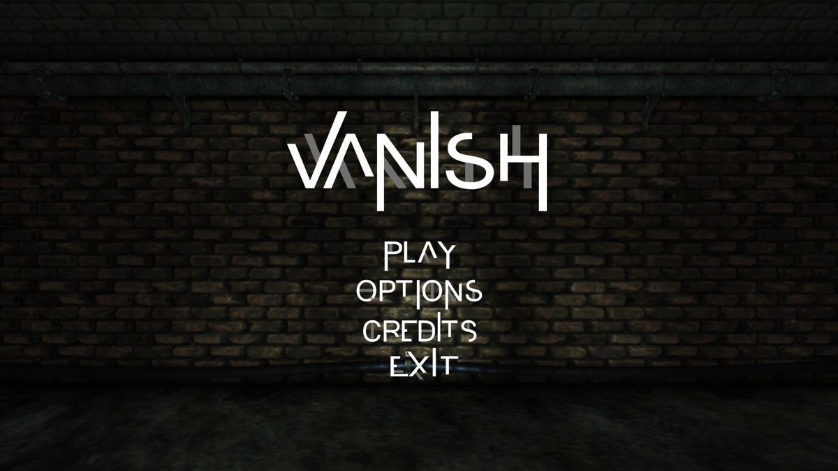 Vanish (Windows) screenshot: Title screen