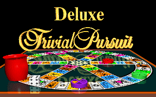 Deluxe Trivial Pursuit (DOS) screenshot: Title screen