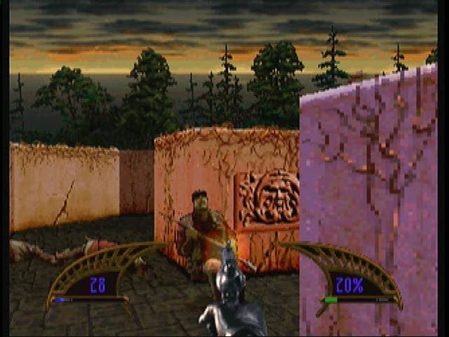 Killing Time (3DO) screenshot: The 3DO version is noticeably smaller and more linear than the later PC release. The textures are almost as nice, though