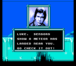 Star Wars: The Empire Strikes Back (NES) screenshot: Getting information