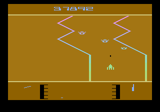 Fantastic Voyage (Atari 2600) screenshot: Shoot these bacteria
