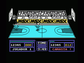 Fernando Martín Executive (MSX) screenshot: Awful moves