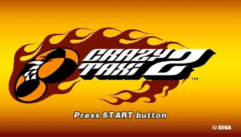 Crazy Taxi: Fare Wars (PSP) screenshot: Crazy Taxi 2 title screen