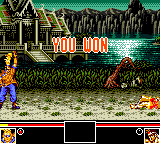 Fatal Fury Special (Game Gear) screenshot: You win