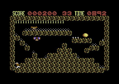 Fearless Fred and the Factory of Doom (Commodore 64) screenshot: Room 5