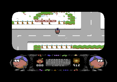Ferris's Christmas Caper (Commodore 64) screenshot: Welcome to C-Zone