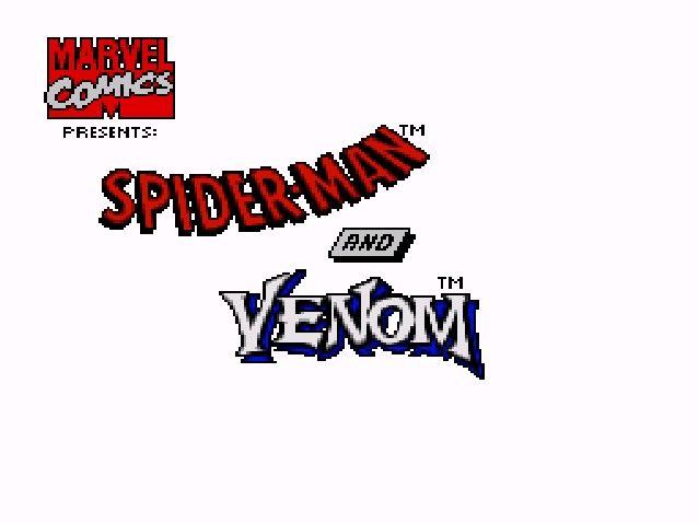 Spider-Man / Venom: Maximum Carnage (SNES) screenshot: Title Screen