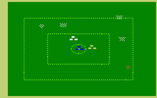 Space Battle (Intellivision) screenshot: The tactical map