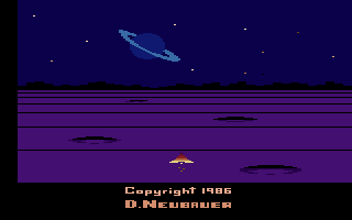 Solaris (Atari 2600) screenshot: Title screen