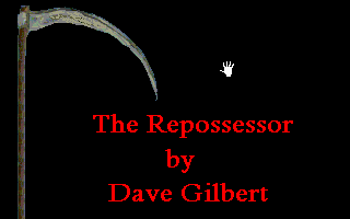 The Repossessor (DOS) screenshot: Title screen