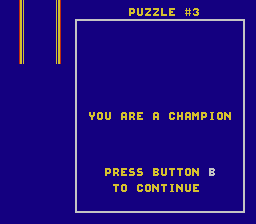 Fisher-Price Perfect Fit (NES) screenshot: I turn out to be the champion of the first puzzle