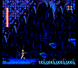 Star Wars (NES) screenshot: Blue cave