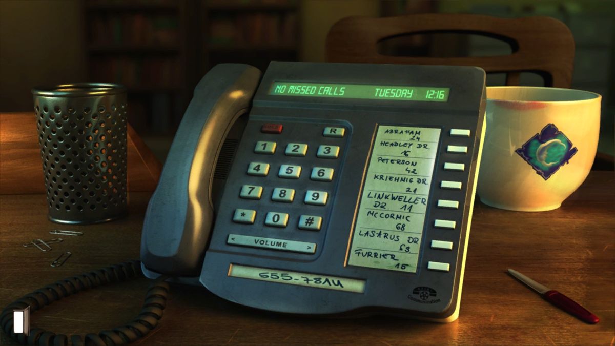 Gray Matter (Windows) screenshot: One of these phone numbers may be worth remembering