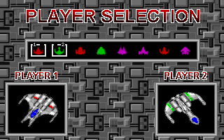 SplayMaster (DOS) screenshot: Ship selection.