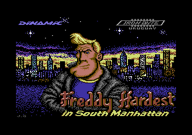 Freddy Hardest in South Manhattan (Commodore 64) screenshot: Loading screen
