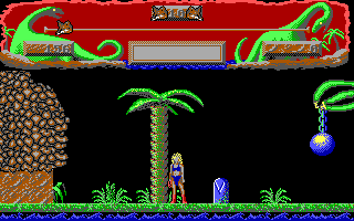 Vixen (DOS) screenshot: Start of the game