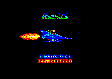Game Over II (Amstrad CPC) screenshot: Title screen